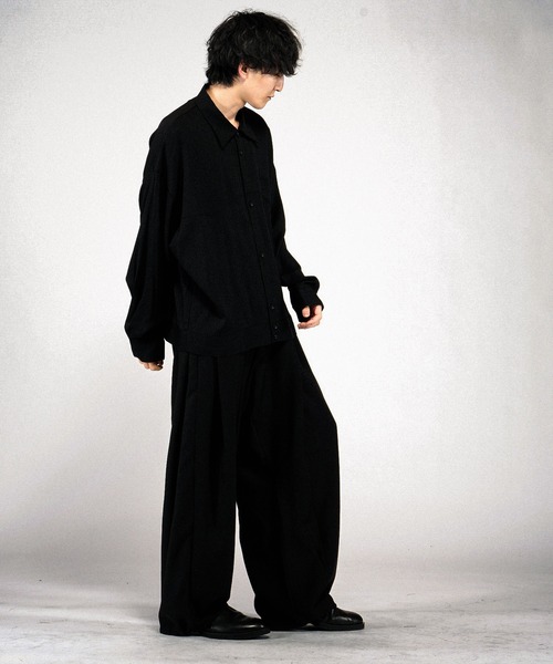 NO ID.(ノーアイディ)の「【NO ID.】Dry Crossover Shirt / ドライクロスオーバーシャツ(シャツ/ブラウス・メンズ・ホワイト/ブラック/その他23・ONE SIZE)」の10枚目の写真