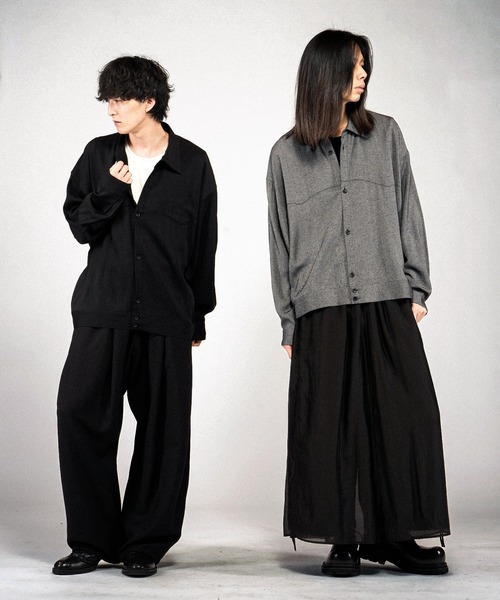 NO ID.(ノーアイディ)の「【NO ID.】Dry Crossover Shirt / ドライクロスオーバーシャツ(シャツ/ブラウス・メンズ・ホワイト/ブラック/その他23・ONE SIZE)」の13枚目の写真