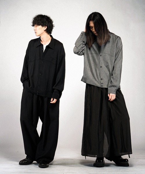 NO ID.(ノーアイディ)の「【NO ID.】Dry Crossover Shirt / ドライクロスオーバーシャツ(シャツ/ブラウス・メンズ・ホワイト/ブラック/その他23・ONE SIZE)」の14枚目の写真