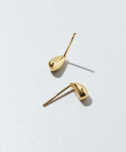 GOLDY(ゴールディ)の「【金属アレルギー軽減】ミニマム ドロップ ステンレス ピアス(ピアス(両耳用)・レディース・ゴールド/シルバー・FREE)」の3枚目の写真