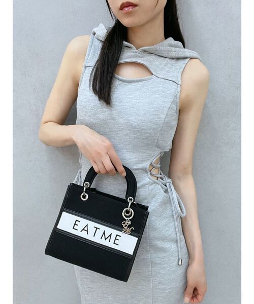 EATME(イートミー)の「サイドレースアップフーディ―ワンピース(ワンピース・レディース・ピンク/グレー/ブラック・FREE)」の16枚目の写真