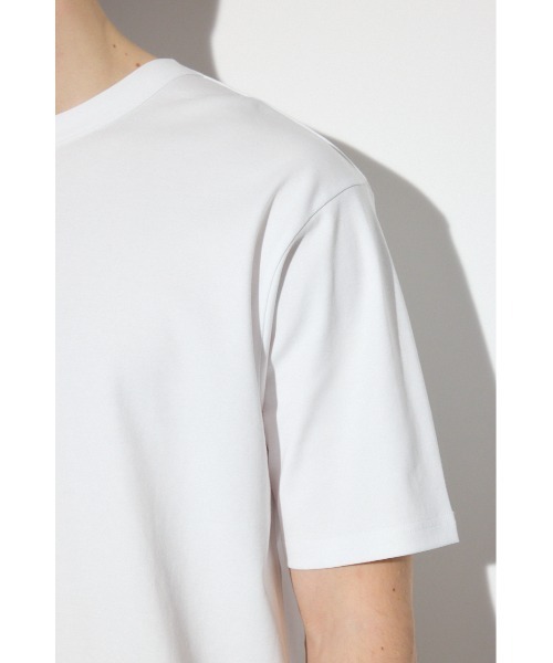 AZUL by moussy（アズールバイマウジー）の「プレミアムコットンベーシック半袖Tシャツ（Tシャツ/カットソー・メンズ・グレー/オフホワイト/ブラック・LARGE/MEDIUM/SMALL）」の12枚目の写真