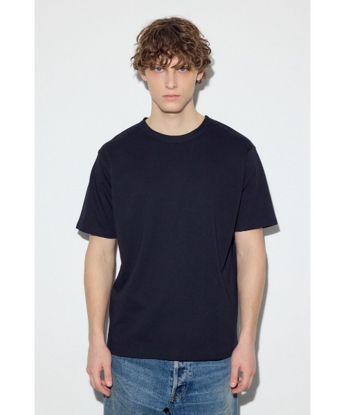AZUL by moussy（アズールバイマウジー）の「プレミアムコットンベーシック半袖Tシャツ（Tシャツ/カットソー・メンズ・グレー/オフホワイト/ブラック・LARGE/MEDIUM/SMALL）」の18枚目の写真