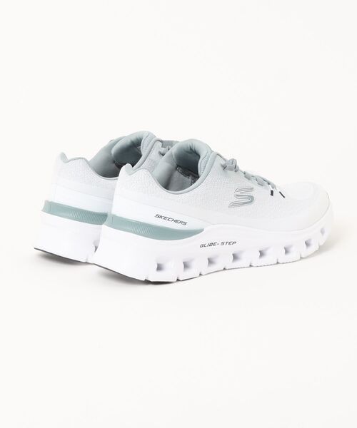 SKECHERS(スケッチャーズ)の「SKECHERS スケッチャーズ GLIDE-STEP PRO-WAVERRA【軽量】メンズスニーカー ゴムひも(グライドステッププロウェイヴェラ) 233132(スニーカー・メンズ・ベージュ系その他2/ホワイト×ブルー/ブラック×ブルー・25.0cm/25.5cm/26.0cm/26.5cm/27.0cm/27.5cm/28.0cm)」の4枚目の写真