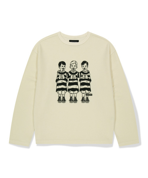 WKNDRS(ウィーキャンドース)の「PRISONERS LS T-SHIRT (IVORY)(Tシャツ/カットソー・レディース・その他・MEDIUM/LARGE/X-LARGE)」の1枚目の写真