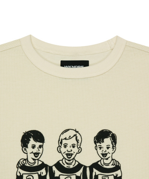 WKNDRS(ウィーキャンドース)の「PRISONERS LS T-SHIRT (IVORY)(Tシャツ/カットソー・レディース・その他・MEDIUM/LARGE/X-LARGE)」の3枚目の写真
