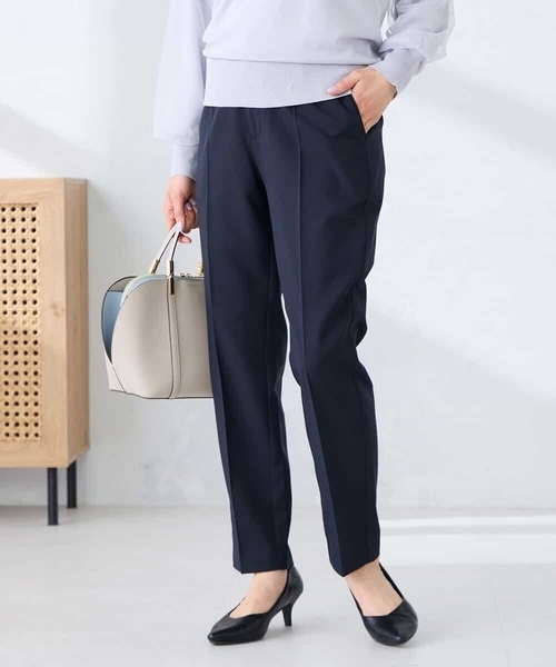 a.v.v（アーヴェヴェ）の「【洗える/UVカット】リネンライクストレッチテーパードパンツ（その他パンツ・レディース・ネイビー/グレー/ベージュ・34/40/38/42/36）」の7枚目の写真