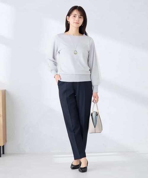 a.v.v（アーヴェヴェ）の「【洗える/UVカット】リネンライクストレッチテーパードパンツ（その他パンツ・レディース・ネイビー/グレー/ベージュ・34/40/38/42/36）」の8枚目の写真