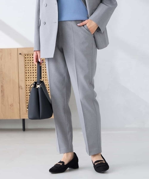 a.v.v（アーヴェヴェ）の「【洗える/UVカット】リネンライクストレッチテーパードパンツ（その他パンツ・レディース・ネイビー/グレー/ベージュ・34/40/38/42/36）」の22枚目の写真