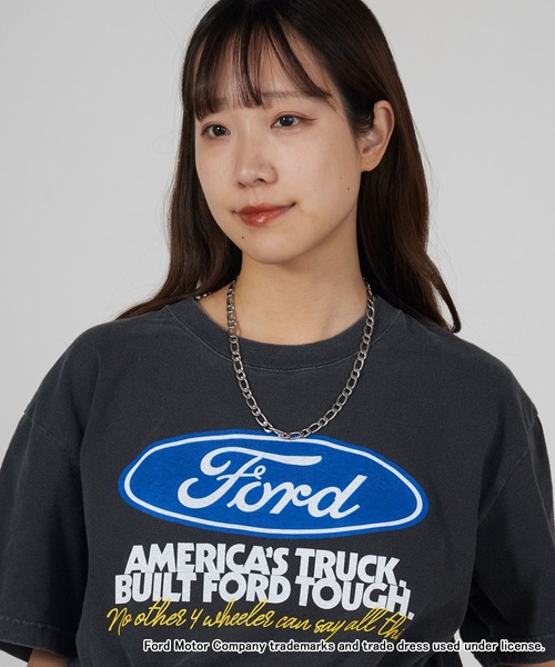 GOOD ROCK SPEED(グッドロックスピード)の「GOOD ROCK SPEED/グッドロックスピード FORD アメカジテイスト 丸胴 クルーネックTシャツ2026年 夏 夏服(Tシャツ/カットソー・メンズ・ホワイト/チャコールグレー・M/L/XL)」の14枚目の写真