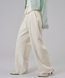 apres jour mignon | ウエストフラップストレートパンツ(スラックス)