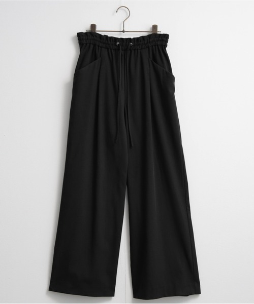 for/c（フォーシー）の「[セットアップ対応]ドライオックスウエストドロストパンツ【サスティナブル】（その他パンツ・レディース・スミクロ/アイボリー・M/L/LL/PM/TM）」の5枚目の写真
