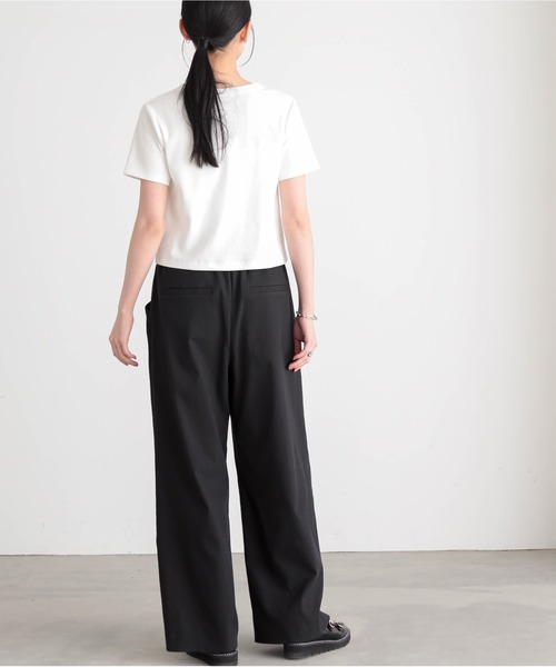 for/c（フォーシー）の「[セットアップ対応]ドライオックスウエストドロストパンツ【サスティナブル】（その他パンツ・レディース・スミクロ/アイボリー・M/L/LL/PM/TM）」の18枚目の写真
