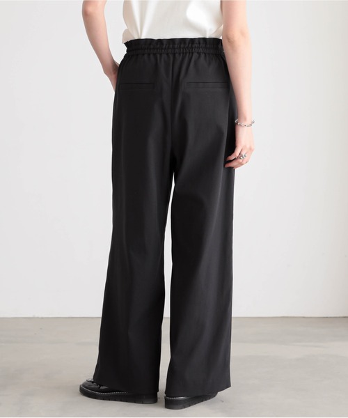 for/c（フォーシー）の「[セットアップ対応]ドライオックスウエストドロストパンツ【サスティナブル】（その他パンツ・レディース・スミクロ/アイボリー・M/L/LL/PM/TM）」の10枚目の写真