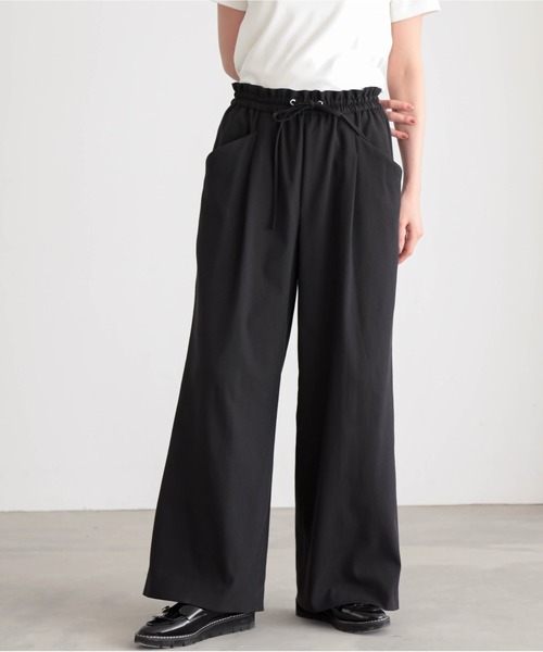 for/c（フォーシー）の「[セットアップ対応]ドライオックスウエストドロストパンツ【サスティナブル】（その他パンツ・レディース・スミクロ/アイボリー・M/L/LL/PM/TM）」の13枚目の写真