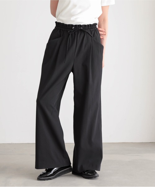for/c（フォーシー）の「[セットアップ対応]ドライオックスウエストドロストパンツ【サスティナブル】（その他パンツ・レディース・スミクロ/アイボリー・M/L/LL/PM/TM）」の14枚目の写真