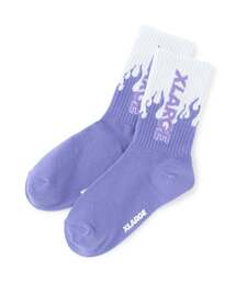 XLARGE KIDS | ファイヤーパターン クルーソックス(ソックス/靴下)