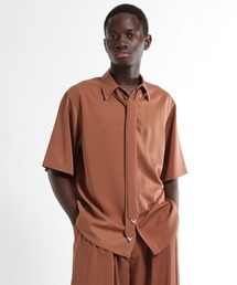 HARE（ハレ）の「【SET UP対応】シルバーパーツボウタイシャツ(HARE)（シャツ/ブラウス）」