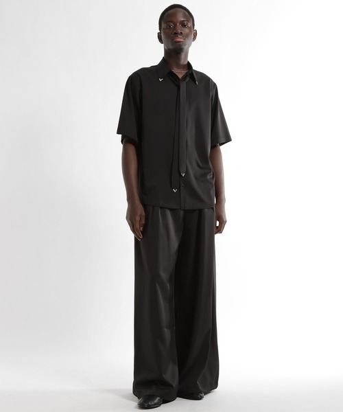 HARE（ハレ）の「【SET UP対応】シルバーパーツボウタイシャツ(HARE)（シャツ/ブラウス・メンズ・オレンジ/ホワイト/ブラック・FREE）」の7枚目の写真