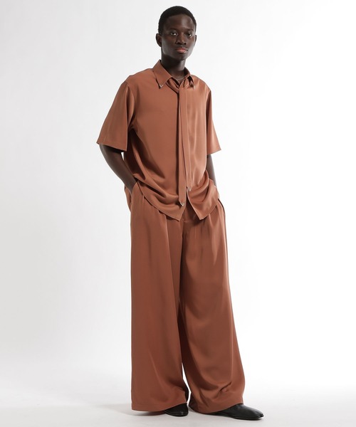 HARE（ハレ）の「【SET UP対応】シルバーパーツボウタイシャツ(HARE)（シャツ/ブラウス・メンズ・オレンジ/ホワイト/ブラック・FREE）」の11枚目の写真