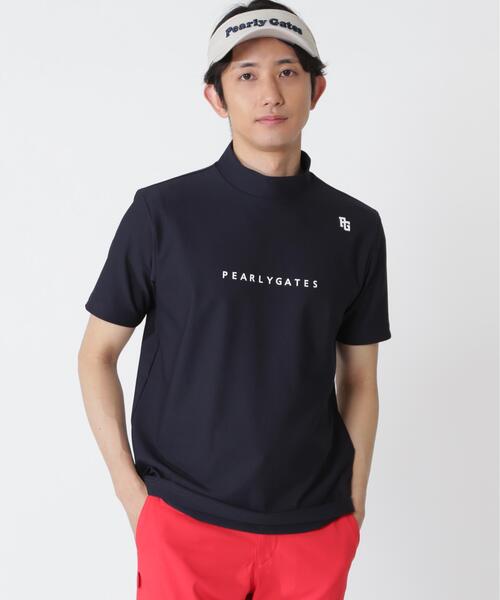 セール】4WAYストレッチリップル半袖ハイネックカットソー（Tシャツ