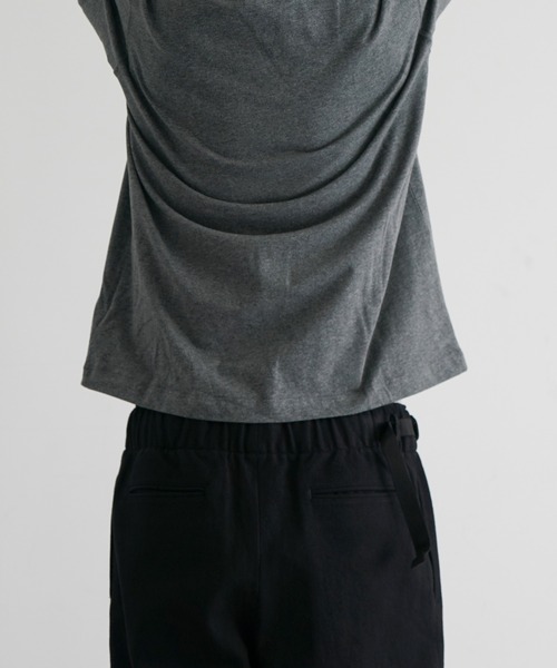 REVERBERATE(リバーバレイト)の「REVERBERATE Belted trousers(その他パンツ・メンズ・ブラック・1)」の4枚目の写真