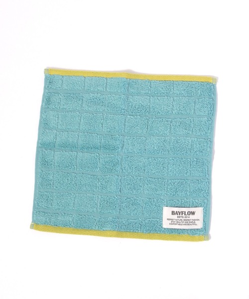 BAYFLOW（ベイフロー）の「BFハンドタオル(格子)25×25（ハンカチ/ハンドタオル・レディース・レッド/ライトグレー/ベージュ/ブルー/ライトブルー・0）」の19枚目の写真