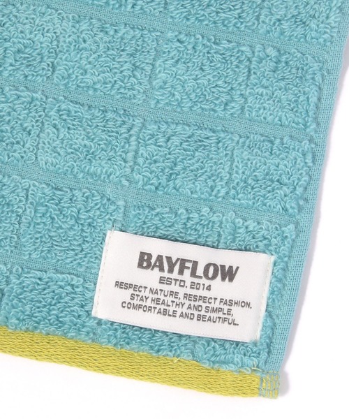 BAYFLOW（ベイフロー）の「BFハンドタオル(格子)25×25（ハンカチ/ハンドタオル・レディース・レッド/ライトグレー/ベージュ/ブルー/ライトブルー・0）」の8枚目の写真