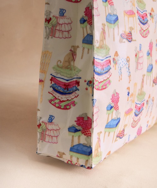 Cath Kidston（キャスキッドソン）の「ラージ ブックバッグ Hackney Dogs（トートバッグ・レディース・ピンク・FREE）」の5枚目の写真