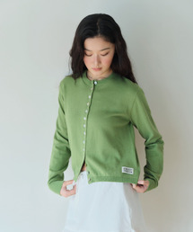 Soft Button Cardigan (GREEN)