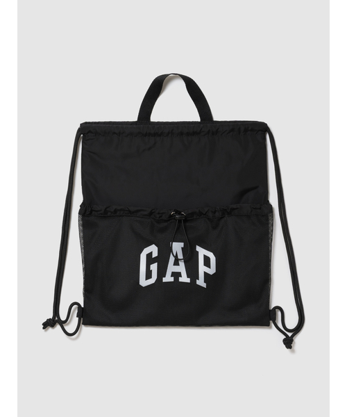 GAP(ギャップ)の「GAPロゴ ドローストリング バックパック (キッズ)(バックパック/リュック・キッズ・グレー/ブラック・ONE SIZE)」の7枚目の写真