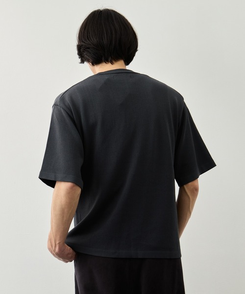 CITY TOKYO(シティトウキョウ)の「【CITY TOKYO】Joint knit リラックスTee(Tシャツ/カットソー・メンズ・オフホワイト/ライトブルーグレー/ミント/ネイビー・1/2)」の13枚目の写真
