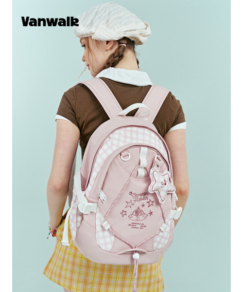 VANWALK（バンウォーク）の「トライアングルリエディションバックパック#2 [ストロベリー]（バックパック/リュック・レディース・ピンク・FREE）」の3枚目の写真
