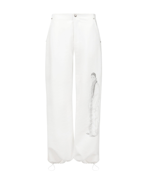 NACHE（ナチェ）の「DRAWING SWEAT PANTS (UNISEX) BLACK（スウェットパンツ・レディース・その他・0/1）」の7枚目の写真