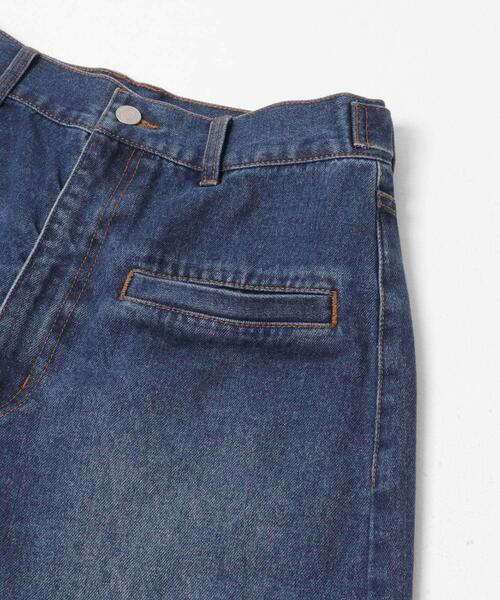 KBF(ケイビーエフ)の「WIDEレッグアジャストデニム(デニムパンツ・レディース・ブルー/ライトブルー・36/38)」の12枚目の写真