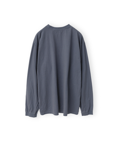 BROWNYARD（ブラウンヤード）の「ウォッシュドロングスリーブ、ダークネイビー（Tシャツ/カットソー・メンズ・その他・3/4/5/6）」の2枚目の写真