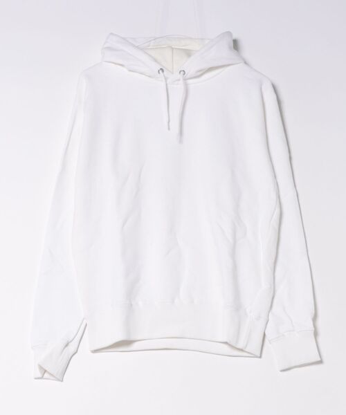 TONE SELECT WEAR（トーンセレクトウェア）の「CROSS&STITCH(クロスアンドステッチ) レギュラーウェイト ポケットレスパーカー プルオーバーパーカー 10.0oz (SP2252)（パーカー・メンズ・ホワイト/グリーン/ネイビー/ブラック/グレー/アッシュ・MEDIUM/LARGE/X-LARGE/SMALL）」の2枚目の写真