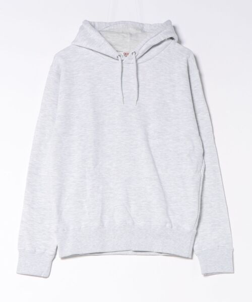 TONE SELECT WEAR（トーンセレクトウェア）の「CROSS&STITCH(クロスアンドステッチ) レギュラーウェイト ポケットレスパーカー プルオーバーパーカー 10.0oz (SP2252)（パーカー・メンズ・ホワイト/グリーン/ネイビー/ブラック/グレー/アッシュ・MEDIUM/LARGE/X-LARGE/SMALL）」の5枚目の写真