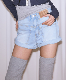 FAKE DENIM SHORTS [3 Size]