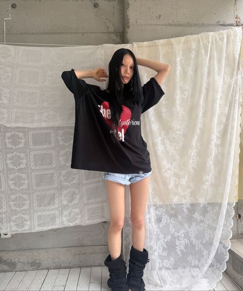 THE MYSTERIOUS HOTEL（ザミステリアスホテル）の「FAKE DENIM SHORTS [3 Size]（デニムパンツ・レディース・その他・SMALL/MEDIUM/LARGE）」の3枚目の写真