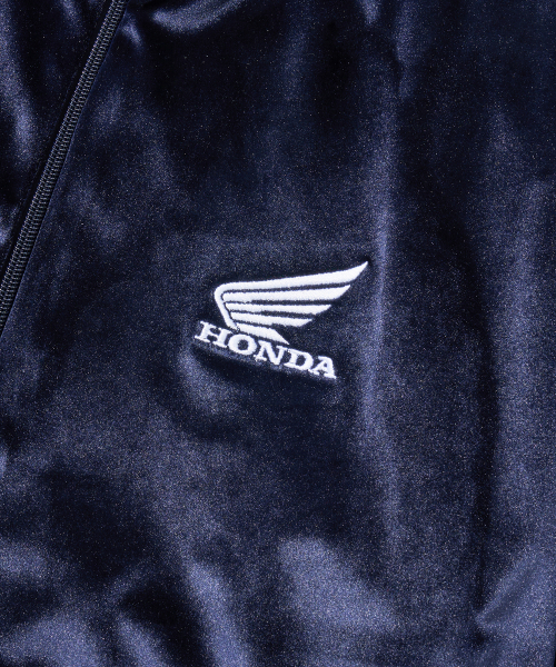 PHYPS MOTORCYCLE(フィップスモーターサイクル)の「Velvet Track Jacket Navy(その他アウター・レディース・その他・SMALL/MEDIUM/X-LARGE/LARGE)」の4枚目の写真