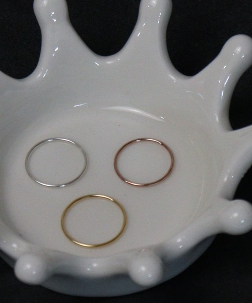 Bilan(ビラン)の「【BILAN】Glossy Ring/グロッシーリング(リング・レディース・ゴールド/ピンクゴールド・8号/14号/12号/10号)」の3枚目の写真