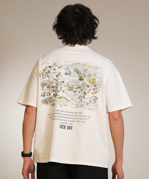 ムラサキスポーツ(ムラサキスポーツ)の「【ムラサキスポーツ限定】MURASAKI/ムラサキ 半袖 Tシャツ MSK PARK TEE MSK6S-2102(Tシャツ/カットソー・メンズ・ホワイト/グレー・M/L/XL)」の8枚目の写真