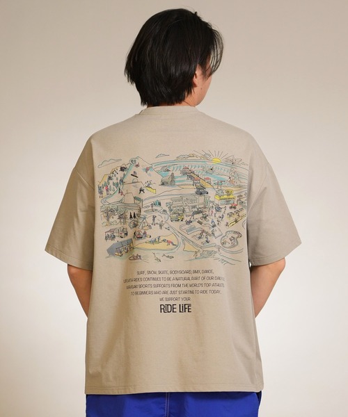 ムラサキスポーツ(ムラサキスポーツ)の「【ムラサキスポーツ限定】MURASAKI/ムラサキ 半袖 Tシャツ MSK PARK TEE MSK6S-2102(Tシャツ/カットソー・メンズ・ホワイト/グレー・M/L/XL)」の16枚目の写真