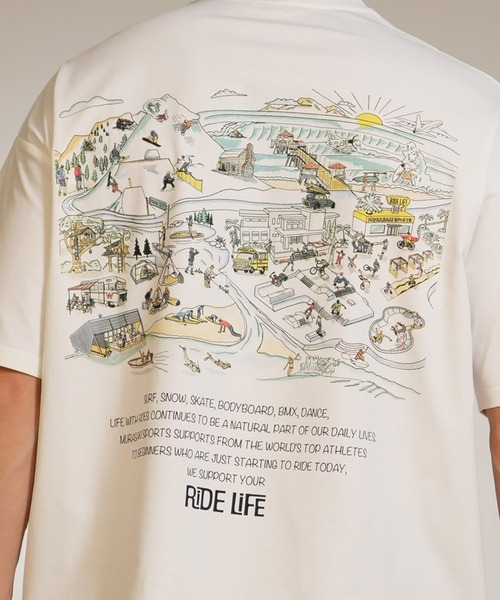 ムラサキスポーツ(ムラサキスポーツ)の「【ムラサキスポーツ限定】MURASAKI/ムラサキ 半袖 Tシャツ MSK PARK TEE MSK6S-2102(Tシャツ/カットソー・メンズ・ホワイト/グレー・M/L/XL)」の14枚目の写真