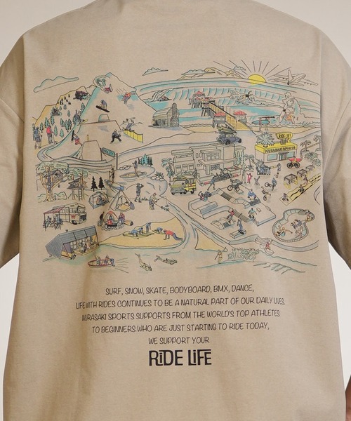 ムラサキスポーツ(ムラサキスポーツ)の「【ムラサキスポーツ限定】MURASAKI/ムラサキ 半袖 Tシャツ MSK PARK TEE MSK6S-2102(Tシャツ/カットソー・メンズ・ホワイト/グレー・M/L/XL)」の22枚目の写真