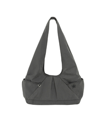THECOLDESTMOMENT | TCM pleated bag (charcoal)(メッセンジャーバッグ)