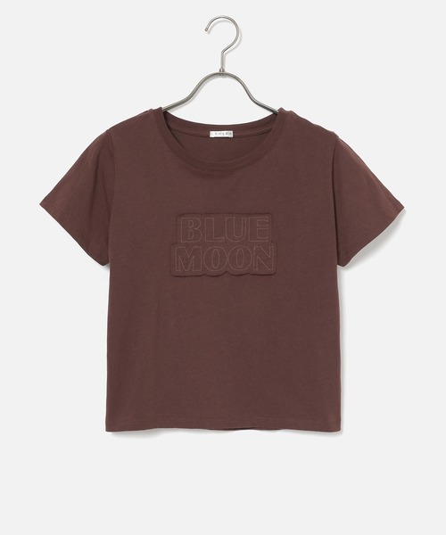 Honeys（ハニーズ）の「【ＵＶカット】ロゴＴシャツ（Tシャツ/カットソー・レディース・スミクロ/オートミール・S/M/L）」の4枚目の写真