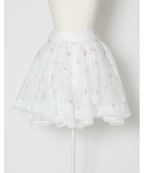mellfy memory（メルフィーメモリー）の「Fairy in love flower skirt（スカート・レディース・ホワイト/ホワイト系その他/ピンク・S/M）」の15枚目の写真