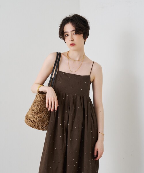 The Bagmati(ザバグマティ)の「【The Bagmati/ザ バグマティ】カゴトートバッグ(トートバッグ・レディース・ベージュ・フリー)」の2枚目の写真